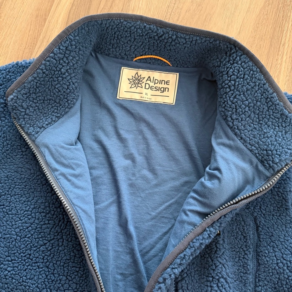 Alpine Design Navy Fleece Jacket - Picture 4 of 7
